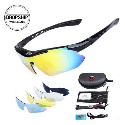 Men Sport Cycling Glasses Polarized Riding Sunglasses Outdoor Bicycle UV 400 Goggles for Running Fishing Driving Mountain Bike