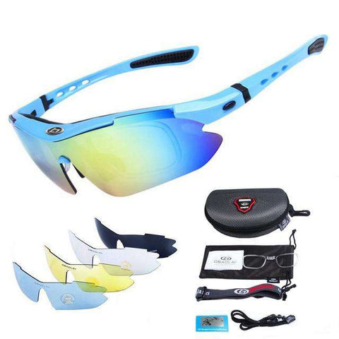 Men Sport Cycling Glasses Polarized Riding Sunglasses Outdoor Bicycle UV 400 Goggles for Running Fishing Driving Mountain Bike