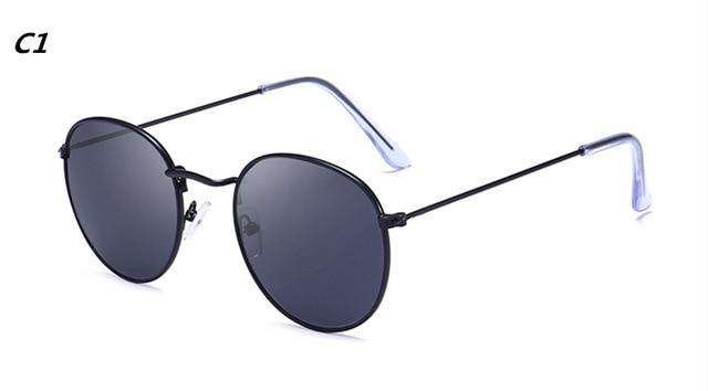 DJXFZLO Luxury Sunglasses Women/Men Brand Designer Glasses Lady Oval Sun Glasses Small Metal Frame  Oculos De Sol Gafas