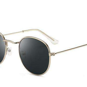 DJXFZLO Luxury Sunglasses Women/Men Brand Designer Glasses Lady Oval Sun Glasses Small Metal Frame  Oculos De Sol Gafas