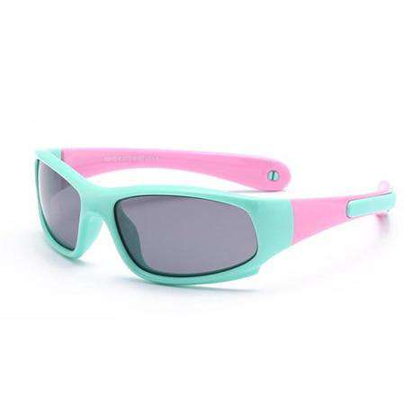 No easily broken Kids TR90 Polarized Sunglasses Children Safety Brand Glasses Flexible Rubber Oculos Infantil