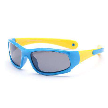 No easily broken Kids TR90 Polarized Sunglasses Children Safety Brand Glasses Flexible Rubber Oculos Infantil