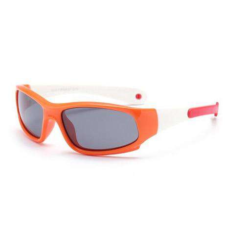 No easily broken Kids TR90 Polarized Sunglasses Children Safety Brand Glasses Flexible Rubber Oculos Infantil