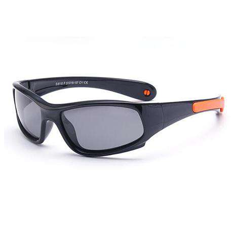 No easily broken Kids TR90 Polarized Sunglasses Children Safety Brand Glasses Flexible Rubber Oculos Infantil