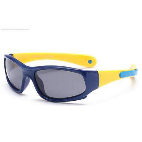 No easily broken Kids TR90 Polarized Sunglasses Children Safety Brand Glasses Flexible Rubber Oculos Infantil