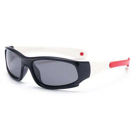No easily broken Kids TR90 Polarized Sunglasses Children Safety Brand Glasses Flexible Rubber Oculos Infantil