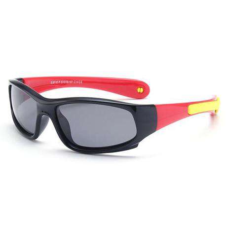 No easily broken Kids TR90 Polarized Sunglasses Children Safety Brand Glasses Flexible Rubber Oculos Infantil