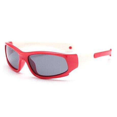 No easily broken Kids TR90 Polarized Sunglasses Children Safety Brand Glasses Flexible Rubber Oculos Infantil