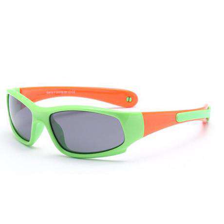 No easily broken Kids TR90 Polarized Sunglasses Children Safety Brand Glasses Flexible Rubber Oculos Infantil