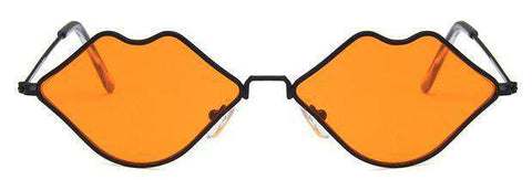 Sexy Red Lips Sunglasses 90S Hippie Vintage sun galsses for Women Festival Rave Party Sun Glasses Ladies Eyeglasses