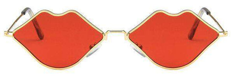 Sexy Red Lips Sunglasses 90S Hippie Vintage sun galsses for Women Festival Rave Party Sun Glasses Ladies Eyeglasses