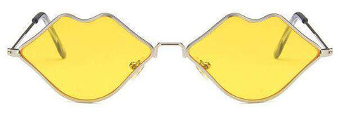 Sexy Red Lips Sunglasses 90S Hippie Vintage sun galsses for Women Festival Rave Party Sun Glasses Ladies Eyeglasses