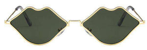 Sexy Red Lips Sunglasses 90S Hippie Vintage sun galsses for Women Festival Rave Party Sun Glasses Ladies Eyeglasses