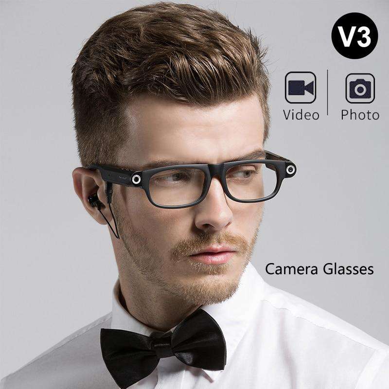 HD 1080P Wireless Bluetooth Mini Camera Glasses Smart Sunglasses Mini Camcorders Glasses Sports DV With Headset To Calls/Music