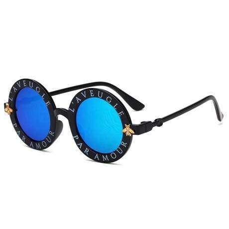 Steampunk  Bee Kids Sunglasses Boys Girls Luxury Vintage Children Sunglasses Round Sun Glasses Oculos Feminino Accessories