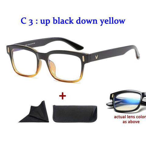 Anti Blue Rays Computer Glasses Men Blue Light Gaming Glasses Protection Spectacles Blue Light Blocking