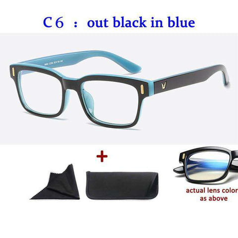 Anti Blue Rays Computer Glasses Men Blue Light Gaming Glasses Protection Spectacles Blue Light Blocking