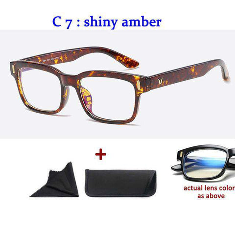 Anti Blue Rays Computer Glasses Men Blue Light Gaming Glasses Protection Spectacles Blue Light Blocking