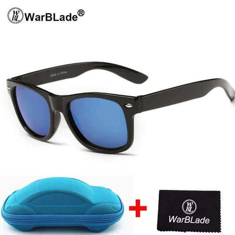 WarBLade Cool Sunglasses for Kids Sun Glasses for Children Boys Girls Sunglass UV 400 Protection with Case Children Gift