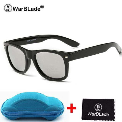 WarBLade Cool Sunglasses for Kids Sun Glasses for Children Boys Girls Sunglass UV 400 Protection with Case Children Gift