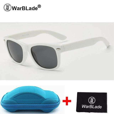 WarBLade Cool Sunglasses for Kids Sun Glasses for Children Boys Girls Sunglass UV 400 Protection with Case Children Gift
