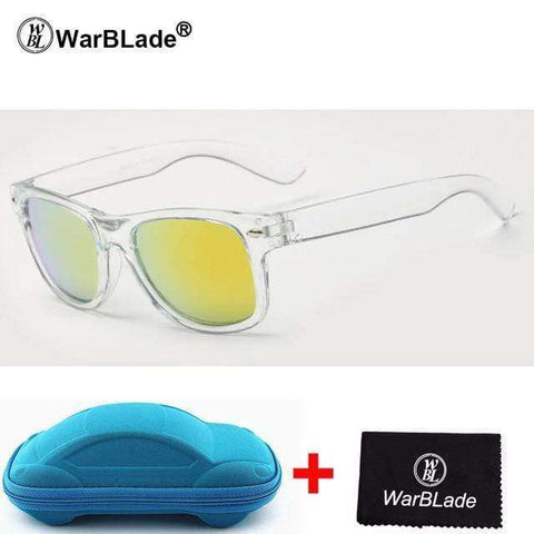 WarBLade Cool Sunglasses for Kids Sun Glasses for Children Boys Girls Sunglass UV 400 Protection with Case Children Gift
