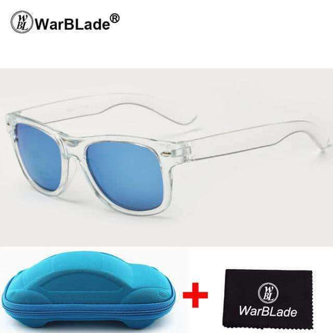 WarBLade Cool Sunglasses for Kids Sun Glasses for Children Boys Girls Sunglass UV 400 Protection with Case Children Gift