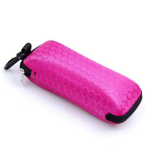 Fashion Newly Protable Rectangle Zipper Sunglasses Hard Eye Glasses Case Protector Box Eyewear Cases Bags