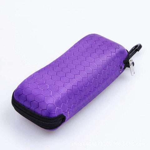 Fashion Newly Protable Rectangle Zipper Sunglasses Hard Eye Glasses Case Protector Box Eyewear Cases Bags