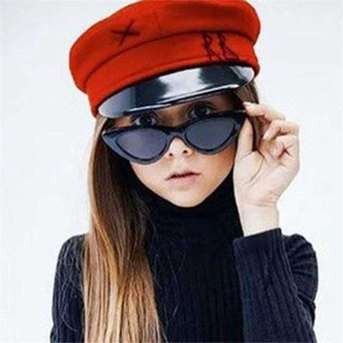 2019 Cat Eye Kids Sunglasses Fashion Brand Child Sun Glasses Anti-uv Baby Sun-shading Girl Boy Sunglass oculos de sol