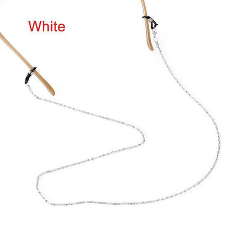 61cm Unisex Non-slip Sunglasses Lanyard Strap Necklace Metal Eyeglass Glasses Chain Cord For Reading Glasses Adjustable Strap