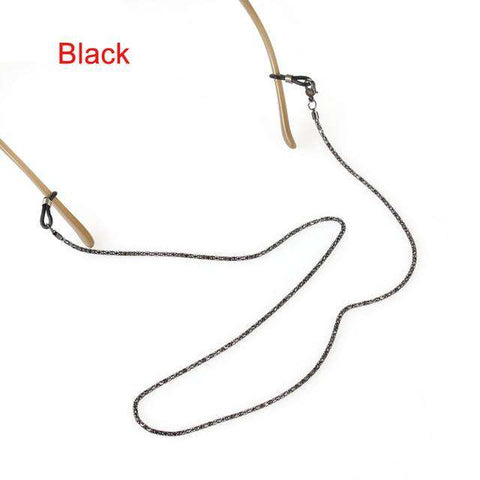 61cm Unisex Non-slip Sunglasses Lanyard Strap Necklace Metal Eyeglass Glasses Chain Cord For Reading Glasses Adjustable Strap