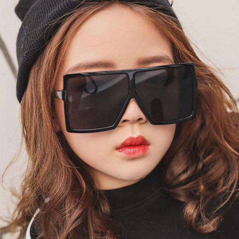Oversize Square Kids Sunglasses Girls Baby Boys Festival Punk Sunglasses UV400 Glasses Children Oculos De Sol Masculino