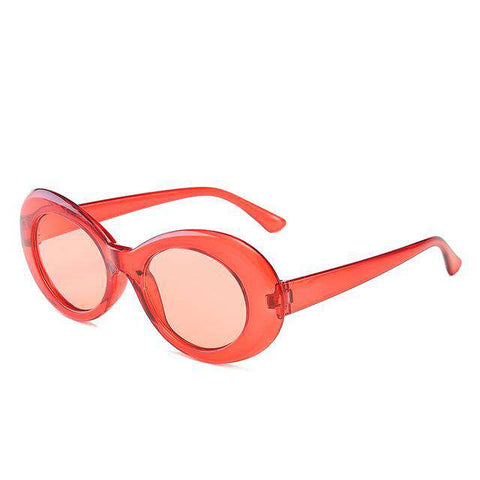 NIRVANA Kurt Cobain Sunglasses Vintage Clout Goggles Brand Designer Oval Glasses Men Women Lunette De Soleil Okulary Wholesale