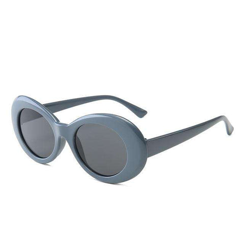 NIRVANA Kurt Cobain Sunglasses Vintage Clout Goggles Brand Designer Oval Glasses Men Women Lunette De Soleil Okulary Wholesale