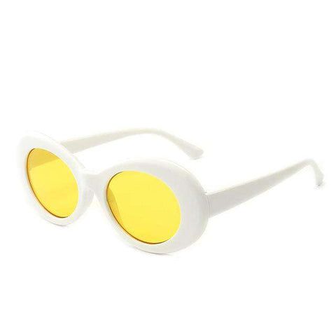 NIRVANA Kurt Cobain Sunglasses Vintage Clout Goggles Brand Designer Oval Glasses Men Women Lunette De Soleil Okulary Wholesale