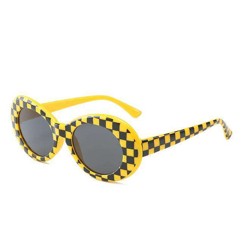 NIRVANA Kurt Cobain Sunglasses Vintage Clout Goggles Brand Designer Oval Glasses Men Women Lunette De Soleil Okulary Wholesale