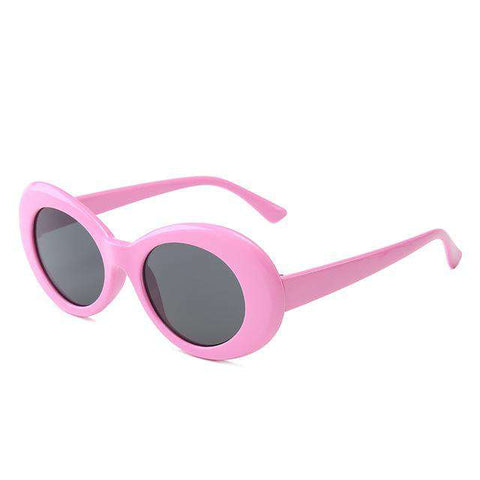 NIRVANA Kurt Cobain Sunglasses Vintage Clout Goggles Brand Designer Oval Glasses Men Women Lunette De Soleil Okulary Wholesale