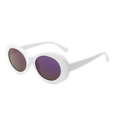 NIRVANA Kurt Cobain Sunglasses Vintage Clout Goggles Brand Designer Oval Glasses Men Women Lunette De Soleil Okulary Wholesale