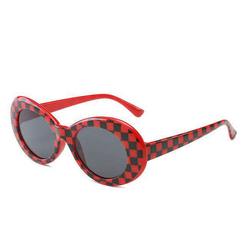 NIRVANA Kurt Cobain Sunglasses Vintage Clout Goggles Brand Designer Oval Glasses Men Women Lunette De Soleil Okulary Wholesale