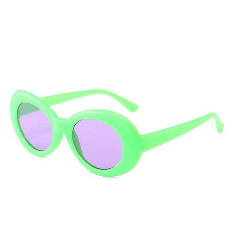 NIRVANA Kurt Cobain Sunglasses Vintage Clout Goggles Brand Designer Oval Glasses Men Women Lunette De Soleil Okulary Wholesale