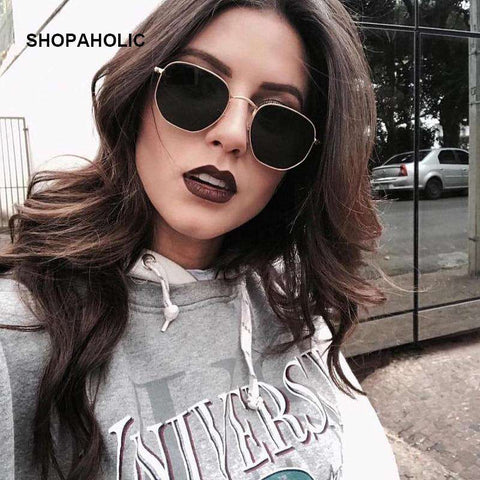 2019 Retro Round Sunglasses Women Brand Designer Sun Glasses for Women Alloy Mirror Sunglasses Ray Female Oculos De Sol
