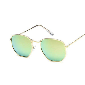 2019 Retro Round Sunglasses Women Brand Designer Sun Glasses for Women Alloy Mirror Sunglasses Ray Female Oculos De Sol