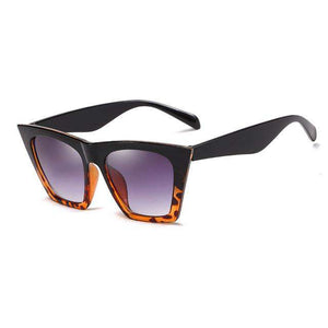 HUHAITANG Vintage Luxury Brand Square Sunglasses Women 2019 Cateye Sun Glasses Shades For Woman Sunglass Ladies Retro Sunglases