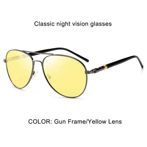 Psacss Classic Pilot Photochromic Sunglasses Men Driving Clear Polarized Lens Sun Glasses Male Vintage Brand Sunglass Oculos UV