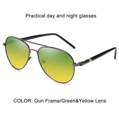 Psacss Classic Pilot Photochromic Sunglasses Men Driving Clear Polarized Lens Sun Glasses Male Vintage Brand Sunglass Oculos UV