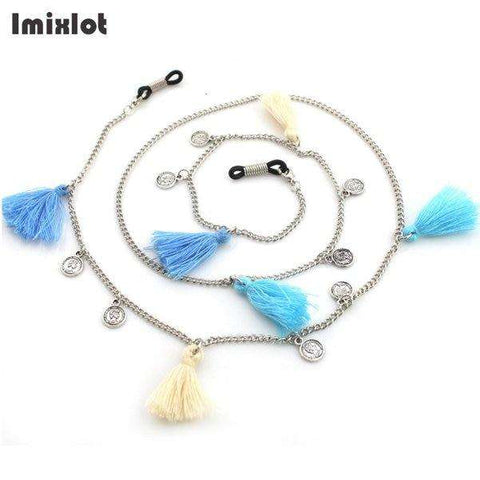 Imixlot 1 PC Mix Style Womens Colorful Tassel Eyeglass Eyewears Sunglasses Reading Glasses Chain Cord Holder Neck Strap Rope