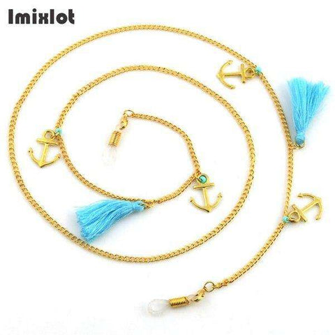 Imixlot 1 PC Mix Style Womens Colorful Tassel Eyeglass Eyewears Sunglasses Reading Glasses Chain Cord Holder Neck Strap Rope