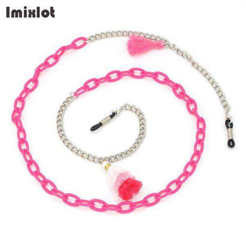 Imixlot 1 PC Mix Style Womens Colorful Tassel Eyeglass Eyewears Sunglasses Reading Glasses Chain Cord Holder Neck Strap Rope