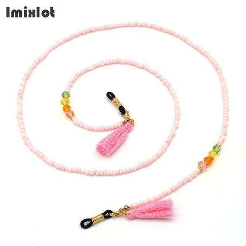 Imixlot 1 PC Mix Style Womens Colorful Tassel Eyeglass Eyewears Sunglasses Reading Glasses Chain Cord Holder Neck Strap Rope